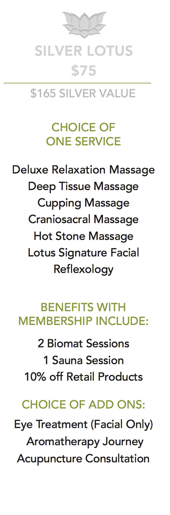 Silver Lotus Membership
